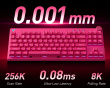 Mix 87 Hall Effect -magneettinen pelinäppäimistö ANSI - Rose Red