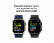 Watch Ultra 2 GPS + CELL Musta Ti Titanium -kotelossa / Tumma Vihreä Alpine Loop - Keskikoko