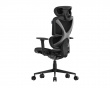 SpineX Pro Ergonominen Kangas Toimistotuoli - Musta