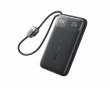 EnerFill FC11 Digitaalinen Näyttö Power Bank, jossa Kaksikaapeli 22.5W 10000mAh - Cosmic Black