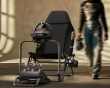 FLEX Taitettava Racing Simulator Cockpit - Musta