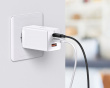 GaN5 Pro Pikalaturi 2C+U 65W - Valkoinen
