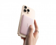 PicoGo AM41 Magneettinen Korttimallinen Varavirtalähde 20W 5000mAh OS - Pinkki