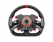 GT1 D-muotoinen ohjauspyörä (Nahka) + GT Pro Hub (K)