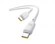Silky Series Pikalataava Kaapeli Type-C - Type-C 100W - 2m - Valkoinen