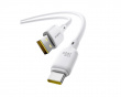 Silky Series Pikalataava Kaapeli USB - Type-C 100W - 1m - Valkoinen