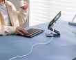 Silky Series Pikalataava Kaapeli USB - Type-C 100W - 1m - Valkoinen