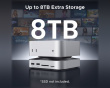 Mac Mini 11-in-1 -Telakointiasema SSD-laajennuksella
