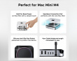 Mac Mini 11-in-1 -Telakointiasema SSD-laajennuksella