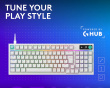 G316 X 98 Gamingnäppäimistö - Valkoinen