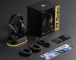 V9Turbo Wireless Headset - Musta Kulta