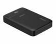 10 000 mAh varavirtalähde, kaksi USB-C-kaapelia - Musta