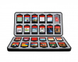 Nintendo Switch -pelikotelo - 24 Slots - Maze