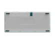 Retro Mechanical Keyboard - Langaton Näppäimistö ANSI - Clear Blue