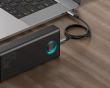 Amblight 30000mAh Powerbank, 4xUSB, USB-C, 65W - Mutsa