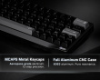 SF60 HE Gaming Näppäimistö ANSI - Starry Glitter White [WS Poseidon]