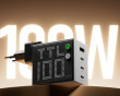 Pixel 100W USB-C & USB-A Charger - Grey