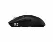 PRO X3 Superstrike Langaton Pelihiiri - Midnight Black