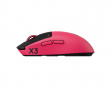 PRO X3 Superstrike Langaton Pelihiiri - Pink Eclipse