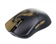 Huan M x Xi'an Museum Magnesium Wireless Gaming Mouse - Musta/Kulta - Limited Edition