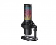 VOXARA USB-pelikondensaattorimikrofoni RGB - Musta