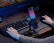 VOXARA USB-pelikondensaattorimikrofoni RGB - Musta