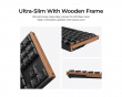 K1 Ultra SE 80% 8K Langaton Näppäimistö - Wood Black [Milk POM Brown]