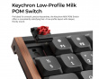 K3 Ultra SE 75% 8K Langaton Näppäimistö - Wood Black [Milk POM Red]