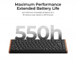 K3 Ultra SE 75% 8K Langaton Näppäimistö - Wood Black [Milk POM Brown]