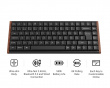 K3 Ultra SE 75% 8K Langaton Näppäimistö - Wood Black [Milk POM Brown]
