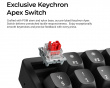 K4 Ultra 96% 8K Langaton Näppäimistö - Musta [Keychron Apex Red]