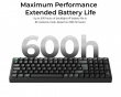 K4 Ultra 96% 8K Langaton Näppäimistö - Musta [Keychron Apex Red]