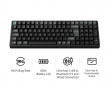K4 Ultra 96% 8K Langaton Näppäimistö - Musta [Keychron Apex Brown]
