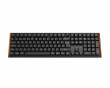 K5 Ultra Low-Profile 100% 8K Langaton Näppäimistö - Wood Black [Keychron Milk POM Brown]