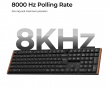 K5 Ultra Low-Profile 100% 8K Langaton Näppäimistö - Wood Black [Keychron Milk POM Brown]