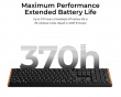 K5 Ultra Low-Profile 100% 8K Langaton Näppäimistö - Wood Black [Keychron Milk POM Brown]