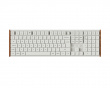 K5 Ultra Low-Profile 100% 8K Langaton Näppäimistö - Wood White [Keychron Milk POM Brown]