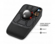 EM06 Mukautettava Trackball-hiiri - Musta