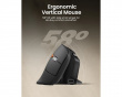 EM11 Pro Ergonominen pystyhiiri - Musta