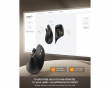 EM11 Pro Ergonomic Vertical Mouse - Musta/Sininen