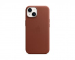 iPhone 14 Nahkakuori MagSafella - Umber