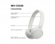 WH-CH530 Wireless Headphones On-Ear - White