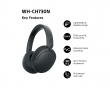WH-CH730 Langattomat melua vaimentavat Bluetooth-kuulokkeet - Musta