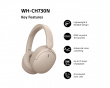WH-CH730 Langattomat melua vaimentavat Bluetooth-kuulokkeet - Beige