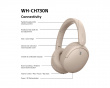 WH-CH730 Langattomat melua vaimentavat Bluetooth-kuulokkeet - Beige