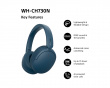 WH-CH730 Langattomat melua vaimentavat Bluetooth-kuulokkeet - Sininen