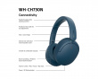 WH-CH730 Langattomat melua vaimentavat Bluetooth-kuulokkeet - Sininen