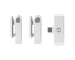 Wireless Micro USB-C Mikrofonijärjestelmä - Valkoinen