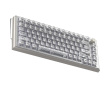 A75Ultra - 75 % magneettinen ANSI-näppäimistö [QIAN] - Silver White