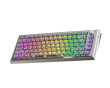 A75Ultra - 75 % magneettinen ANSI-näppäimistö [QIAN] - Silver White